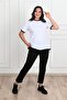 Women's Large Size Back Detailed Tracksuit Set 3804-23 - 2