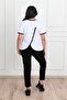 Women's Large Size Back Detailed Tracksuit Set 3804-23 - 6