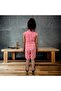 Girl's Jumpsuit with Shorts/Buttoned Pocket Detailed/Short Jumpsuit - 3