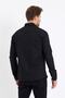 Men's Black Double Pocket Snap Button Slim Fit Denim Shirt-tcktgmlkr01s - 6