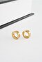 Unisex 316 L Stainless Steel 1.5 cm Compression Ring Model Earring - 2