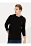 Men's Black Knitwear Sweater
