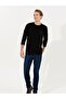Men's Black Knitwear Sweater - 2