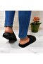 406 Black Lightweight Comfortable Daily Pool Beach Women's Slippers - 5