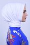 Snap Fastened Scarf Shawl Bone Pool Shawl Bonnet Shawl and Scarf Suitable for Use in the Sea