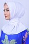 Snap Fastened Scarf Shawl Bone Pool Shawl Bonnet Shawl and Scarf Suitable for Use in the Sea - 3