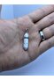 Natural White Howlite Nail and Heart Model Necklace - 3