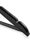 12 Pieces - Wood Look Plastic Clothes and Clothes Hanger Black - 2