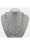 Aquamarine Stone Broken Natural Stone Women's Necklace