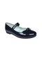 1010 Ort Emt Filet Black Patent Leather Ballerina Girl's Evening Dress Shoes Fancy Wedding - 2