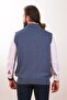 Woolen Men's Knitwear Vest - Aviator Blue - 5