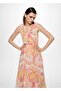 Flounce Patterned Dress