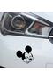 Miki Mouse Face Car, Motorcycle, Helmet, Laptop, Glass Sticker 12X13 cm - 2