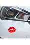 Lip Lipstick Car, Motorcycle, Helmet, Laptop, Glass Sticker 12x7 Cm - 2