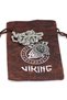 Wolf & Ax Medallion Back & Freki Runic Inscription Odin Fenrir 316L Steel Men's Necklace - 6