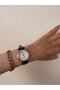 Retro Women's Wristwatch Rose Gold Vintage Style with Leather Strap - 4