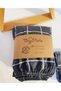 Single Plaid Elastic Sheet Set 120x200cm - 6