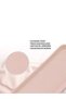 Sand Pink Inside Velvet Silicone Case for Realme C25 - 2