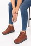 Genuine Leather Inside and Outside Anatomical Sole Sports Shoes gndl.616 - Hazelnut - 36 - 5