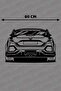 Honda Typer Car Sticker 60 Cm Pasting Foil Cut (NOT AFFECTED BY WATER AND MOISTURE) - 2