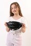 Icone Children's Heart Quilted Detailed Waist Bag Black - 2