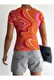 WOMEN'S SHORT SLEEVE SQUARE COLLAR VISCOSE BLOUSE BLZ11870 - 3