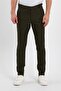 Men's Khaki Chino Pants Slim Fit Cotton Dobby Narrow Leg - 4