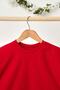 Boy's 100% Cotton Combed Oversize Red T-Shirt Soft Bandana TWO SET Trend Series1 - 7