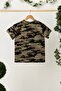 Boy's 100% Cotton Combed Oversize Camouflage T-Shirt Soft Bandana TWO SET Trend Series 2 - 7