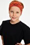 Boy's 100% Cotton Combed Oversize Black T-shirt Soft Tile Bandana 2-Piece Set Trend Seri2