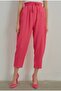 Balloon pants with elastic waistband