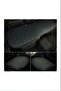 Volvo Xc60 Leather Front and Rear Seat Cushion Set Case Black Blue