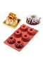 Donut 6 pcs 3 Different Model Donut Cake & Chocolate Silicone Mold GT115