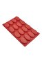 Oval 16-Piece Donut Cake & Chocolate Silicone Mold Gt118