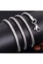 Stainless Steel Italian Chain Snake Tread Tube Unisex Necklace 2 mm 55 cm - 3