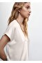 V-Neck Satin Shirt - 5