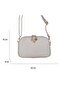 Motto 1445 Beige Crossbody Hand and Shoulder Bag - 6