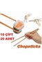 Chinese Chopsticks Japanese Chopsticks 20 Pieces of Chopsticks 10 Pairs of Chopsticks - 2