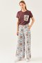 Women's Brown Pocket Detailed Round Collar T-shirt - 5