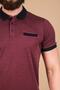 Men's Mercerized Fleto Pocket Collar Detailed Kagi T-shirt - 7
