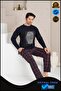 Long Sleeve Men's Pajama Set Luxury Men's Pajama Set - 2