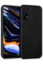 Black Matte Silicone Case for Realme 7