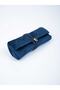 Jewelry Organizer Foldable Roll Jewelry Case Travel Case (Blue) - 4