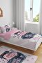 Happy Place Patterned Single Baby Kids Bedding Set - 2