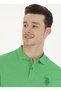 US Polo Assn.Men's Green Polo Neck T-Shirt - JAMA - 5