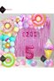 4 Letter Ice Cream Birthday Party Set with Summer Temperature and Equipment to Cool Your Birthday