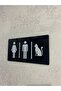 Wc Direction Sign Male/Female/Cat - 2