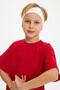 Boy's 100% Cotton Combed Oversize Red T-Shirt Soft White Bandana 2-Piece SET TrendSeri1 - 3