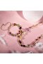 Capricorn Natural Stone Natural Macrame Necklace Bracelet Set - 4