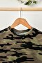 Boy's 100% Cotton Combed Oversize Camouflage T-Shirt Soft Bandana TWO SET Trend Series 2 - 6